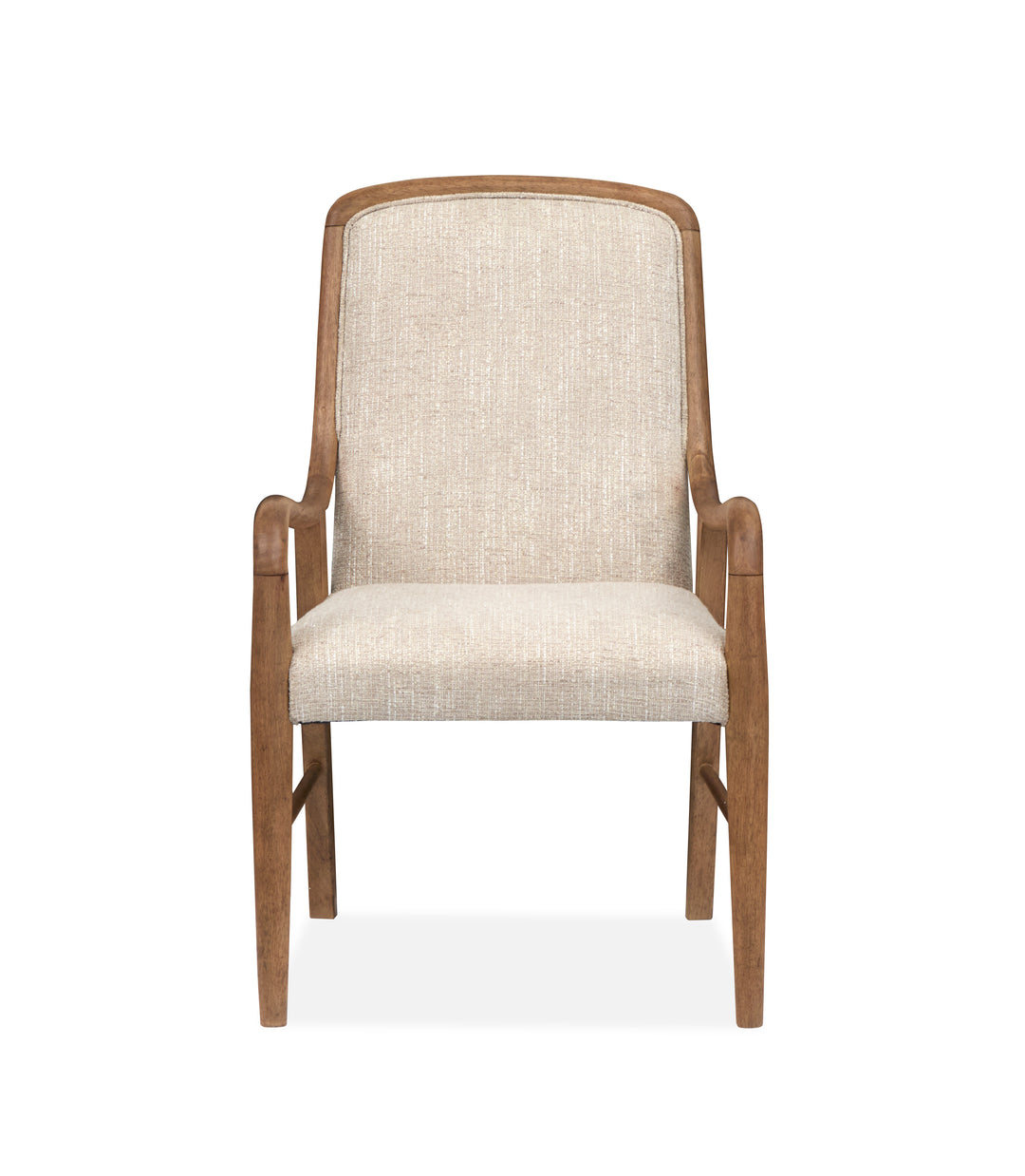 Woodward Dark Clove Wood Slat Back Arm Chair - Set of 2 - D6521-73