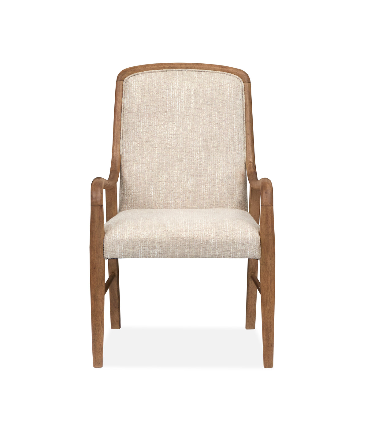Woodward Dark Clove Wood Slat Back Arm Chair - Set of 2 - D6521-73