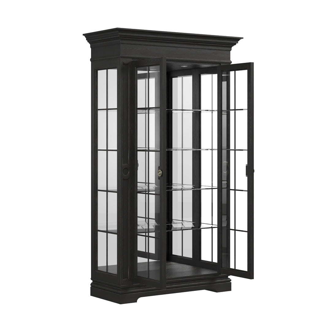 ATRIUM GLASS 2DR CABINET