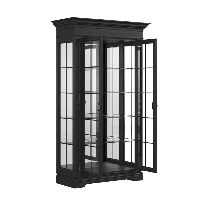 ATRIUM GLASS 2DR CABINET