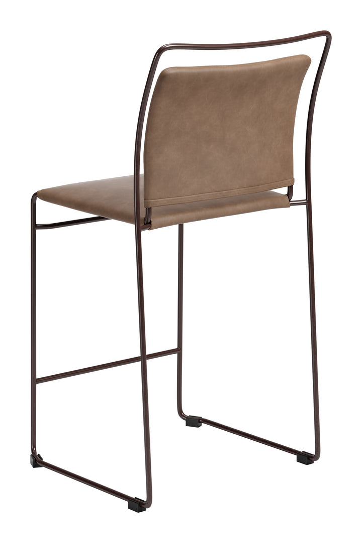 Verbena Counter Stool (Set of 2) Brown