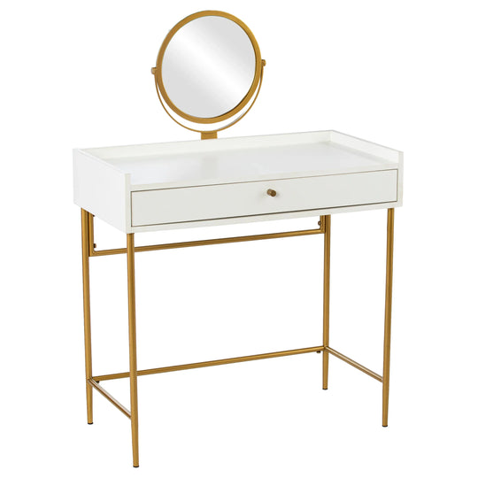 SEI Furniture Derald Vanity Table w/ Mirror VANITIES