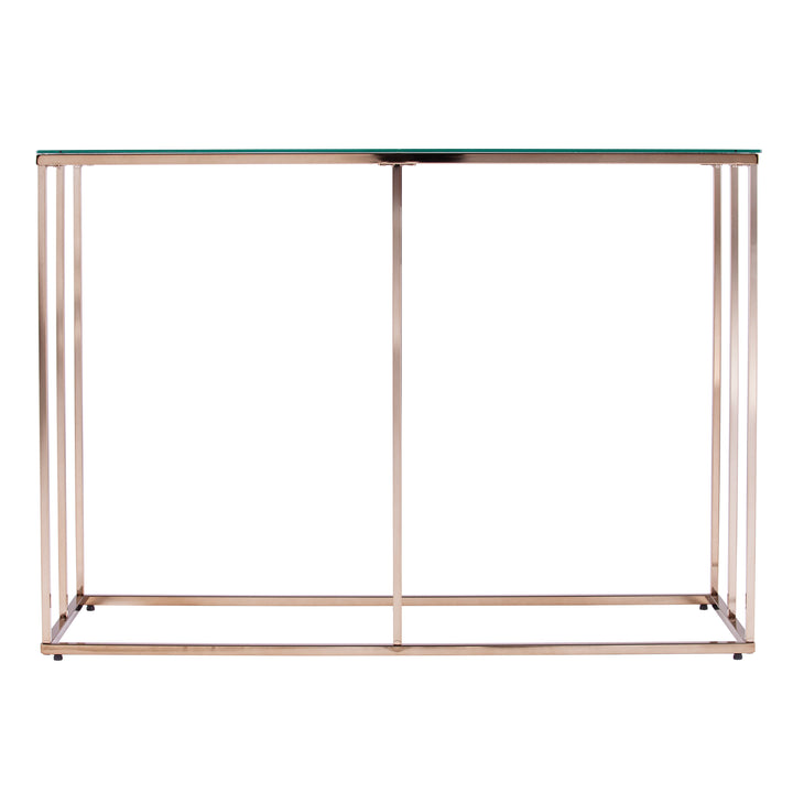 American Home Furniture | SEI Furniture - Nicholance Contemporary Glass-Top Console Table