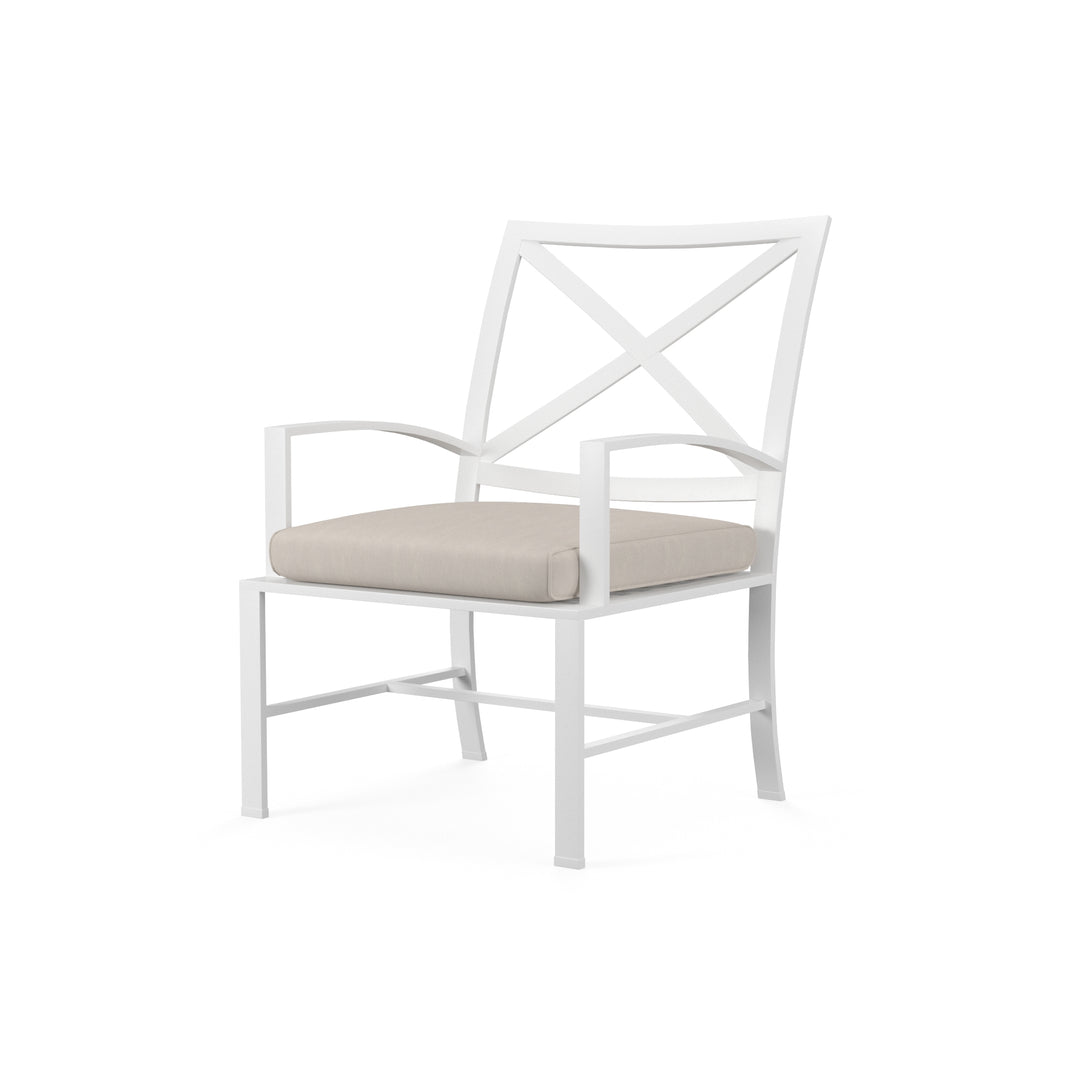 American Home Furniture | Sunset West - Bristol Dining Chair in Canvas Flax w/ Self Welt