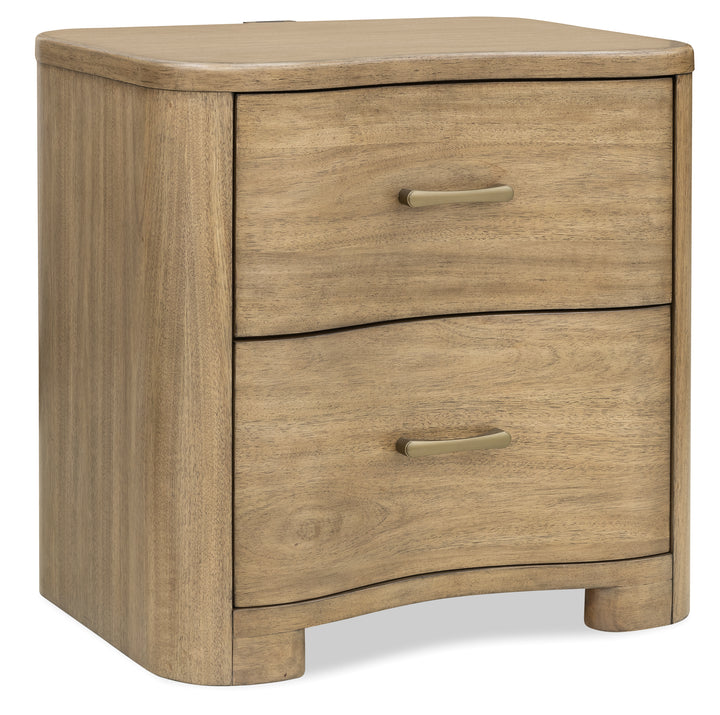 Leeza Brown Drawer Nightstand - BP432-140