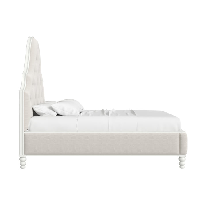 Haven QN Uph Bed-Warm White