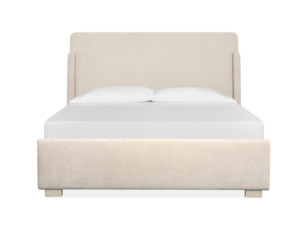 Lorelei Misty Cloud Queen Upholstered Sleigh Bed - B5893-52