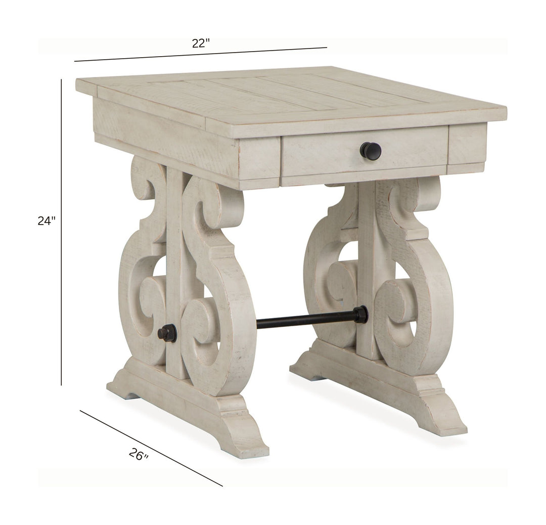 Bronwyn Alabaster Rectangular End Table - T4436-03