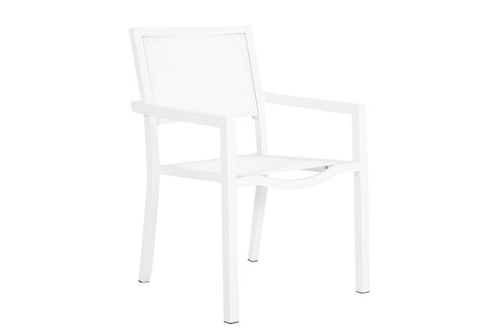 American Home Furniture | Sunset West - Naples Stackable Sling Dining Chair