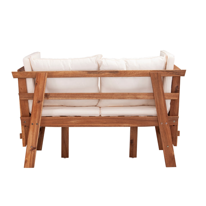 American Home Furniture | SEI Furniture - Holly & Martin Dolavon Outdoor Convertible Lounge Chair