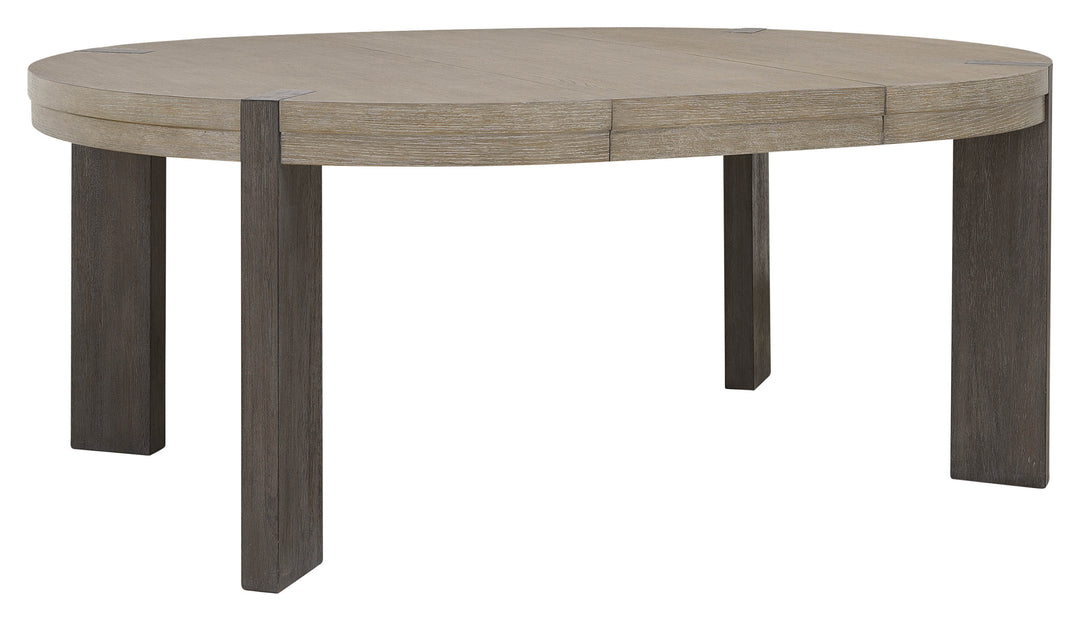 Anderson Park Moose Trail And Frontier Brown Round Dining Table - P402230