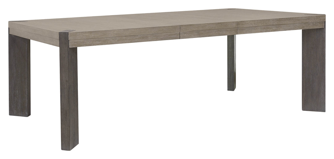 Anderson Park Moose Trail And Frontier Brown Leg Dining Table - P402240