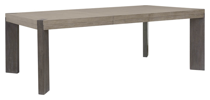 Anderson Park Moose Trail And Frontier Brown Leg Dining Table - P402240