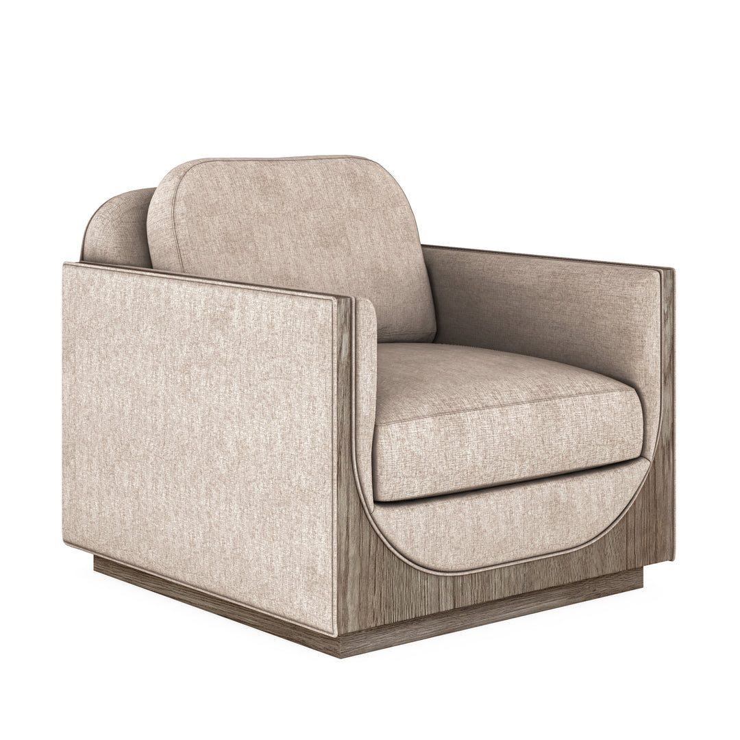 American Home Furniture | A.R.T. Furniture - Bastion Lounge Chair, H-Silver