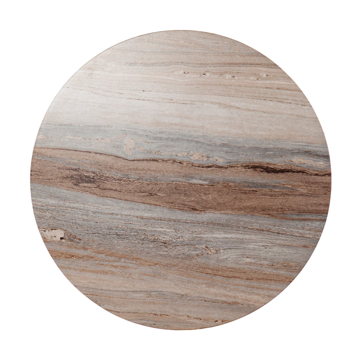 American Home Furniture | SEI Furniture - Chadkirk Round Faux Marble End Table