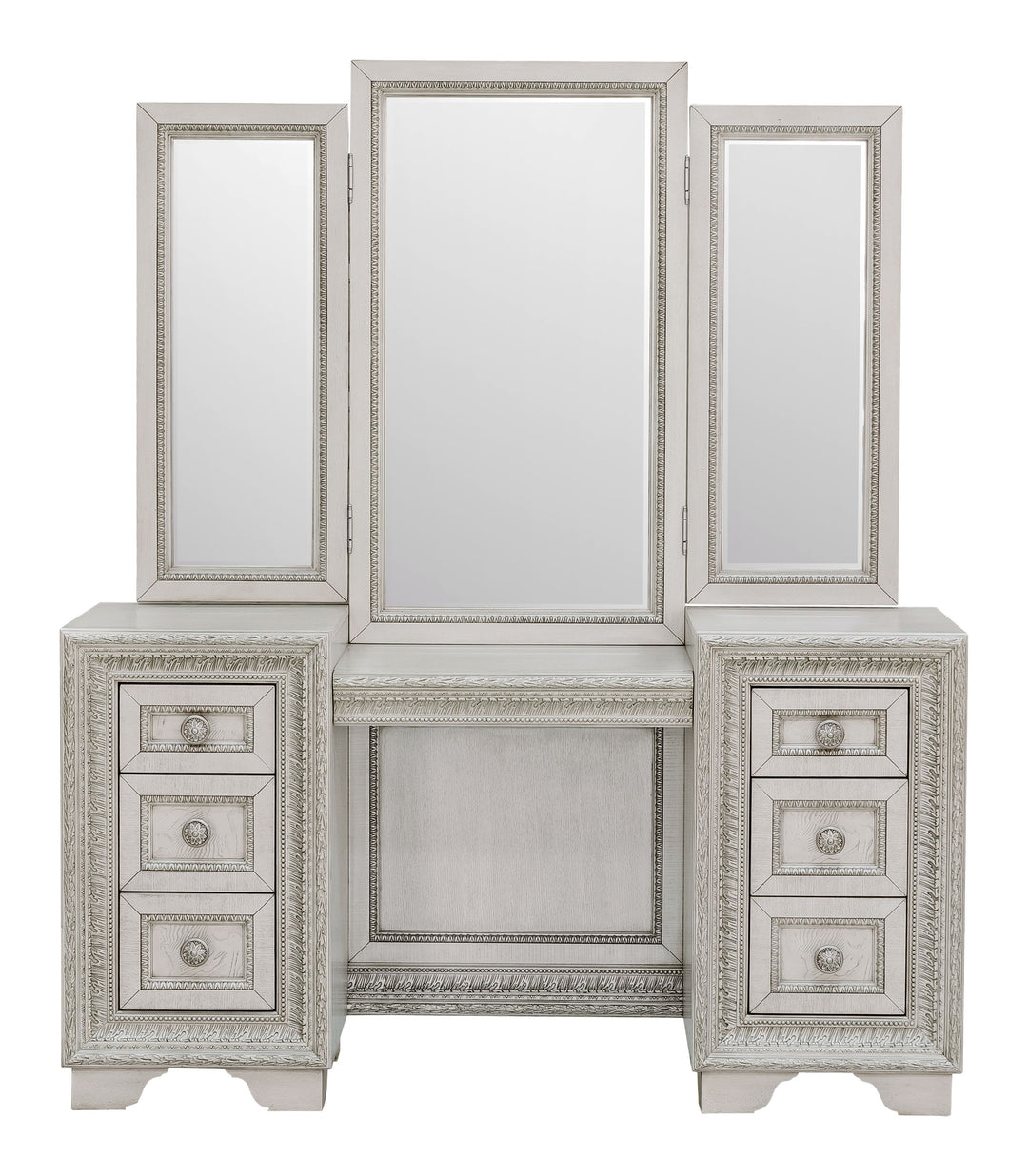 Camila Creamy White Vanity With Mirror - P269-BR-K11