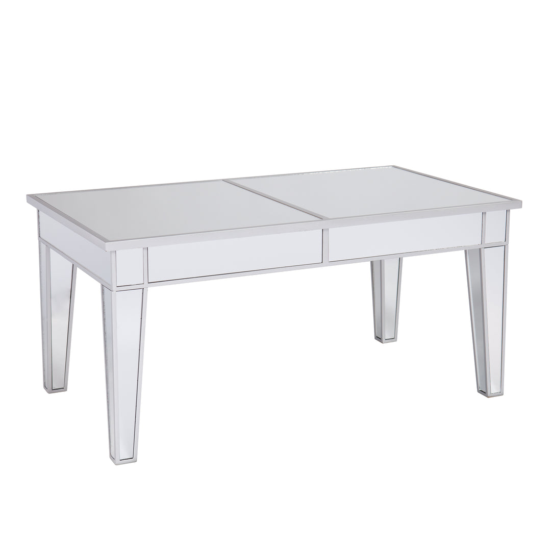 American Home Furniture | SEI Furniture - Mirage Mirrored Cocktail Table