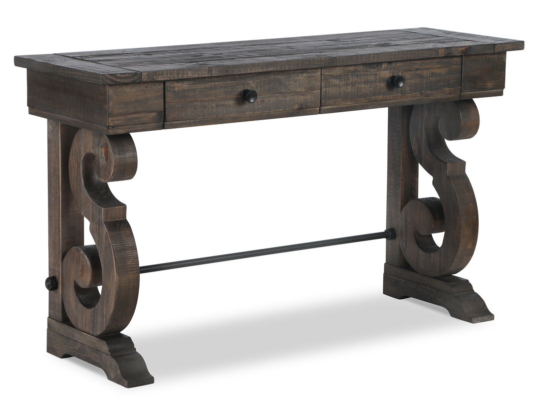 Bellamy Peppercorn Rectangular Sofa Table - T2491-73