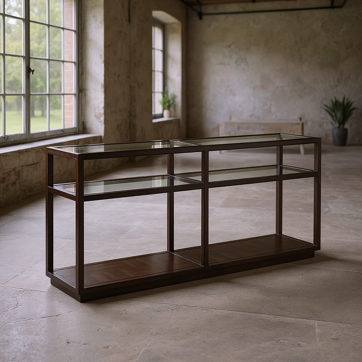 Glaze Console Table-Cola