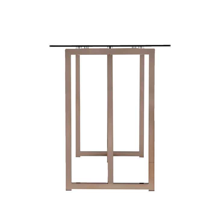 Holly & Martin Haxor Writing Desk - Midcentury Modern Style - Champagne - AmericanHomeFurniture