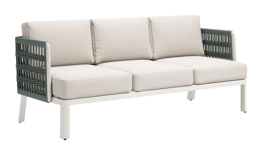 Zuo Bridgehampton Sofa White OUTDOOR SOFAS + SECTIONALS