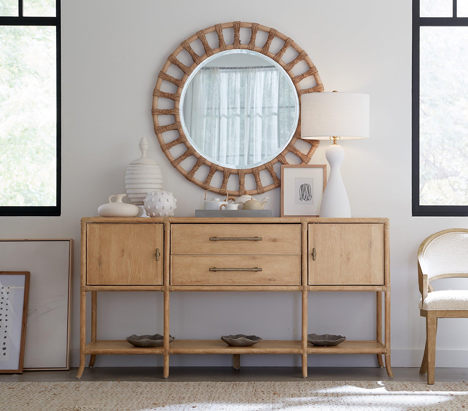 Light Wood/56.25W x 30.25D x 30.00H