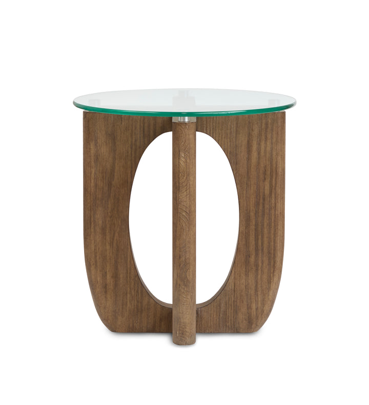 Lainey Almond Round End Table - T5951-05