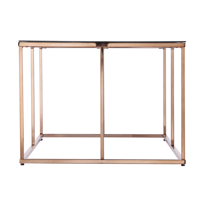 American Home Furniture | SEI Furniture - Nicholance Contemporary Glass-Top Cocktail Table