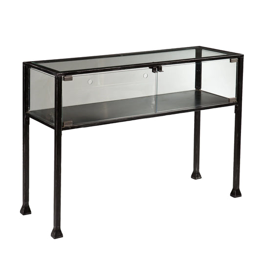 SEI Furniture Terrarium Display Console CONSOLE TABLES