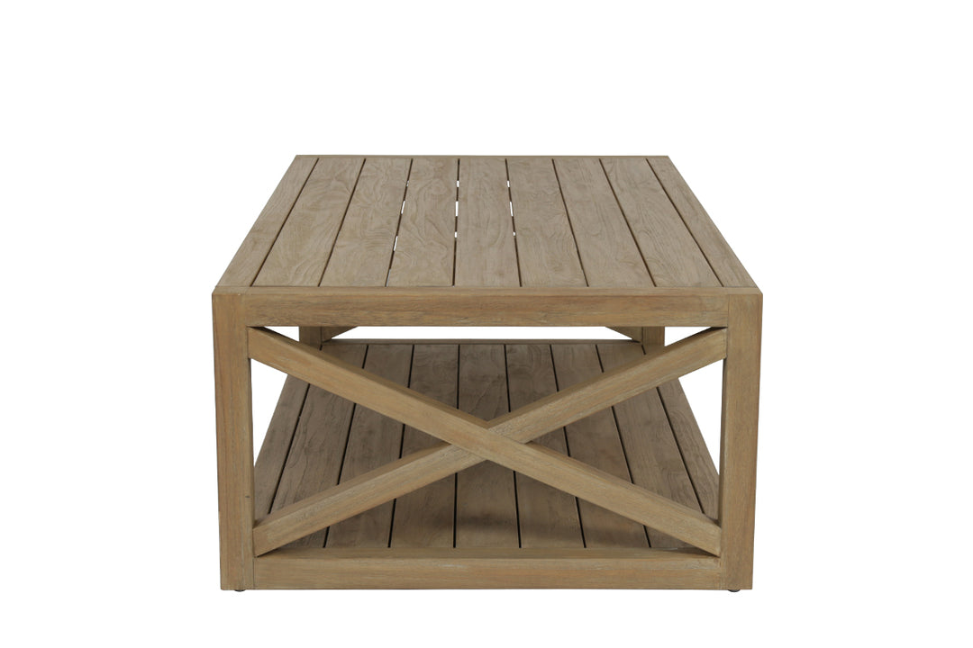 American Home Furniture | Sunset West - Coastal Teak X Coffee Table