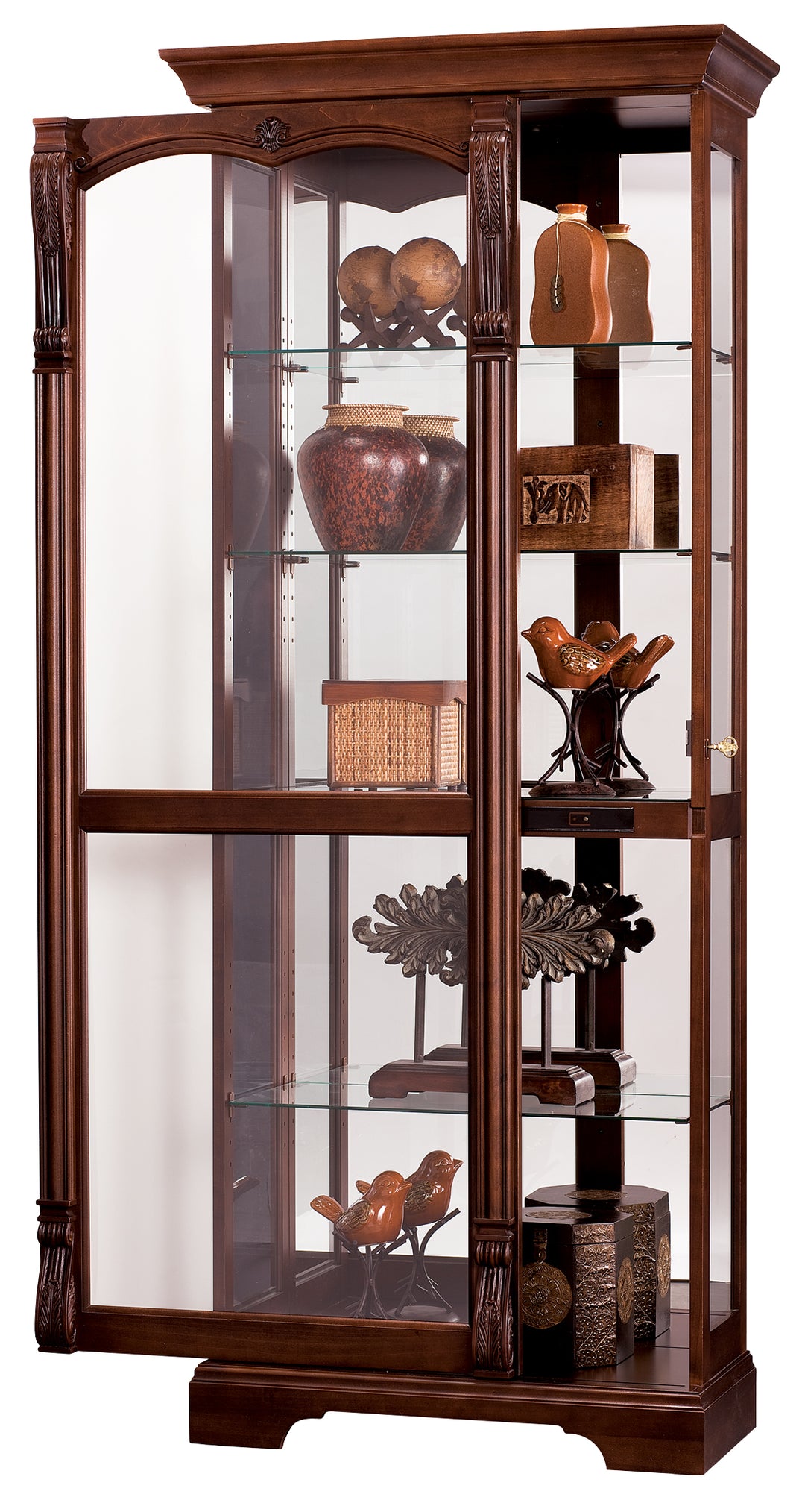 American Home Furniture | Howard Miller - Bernadette Curio Cabinet