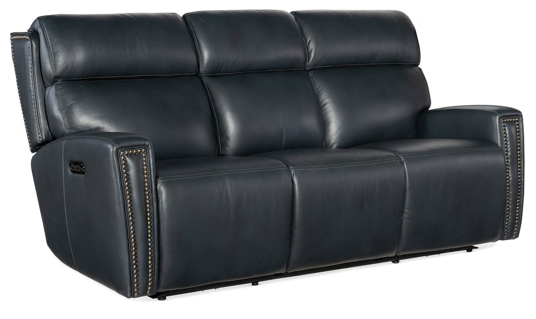 American Home Furniture Hooker Furniture Ruthe ZeroG Power Sofa with Power Headrest & Hidden Console