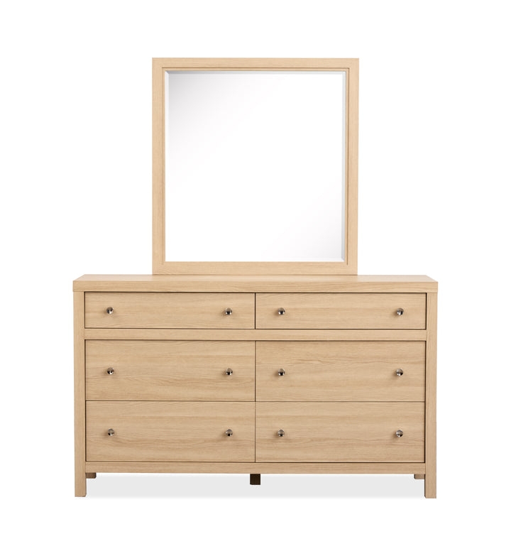Merrifield Sandstone Beige Dresser With Portrait Mirror - B5906-2242