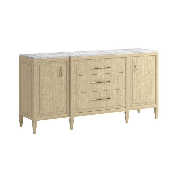 Eave Credenza w/stone top