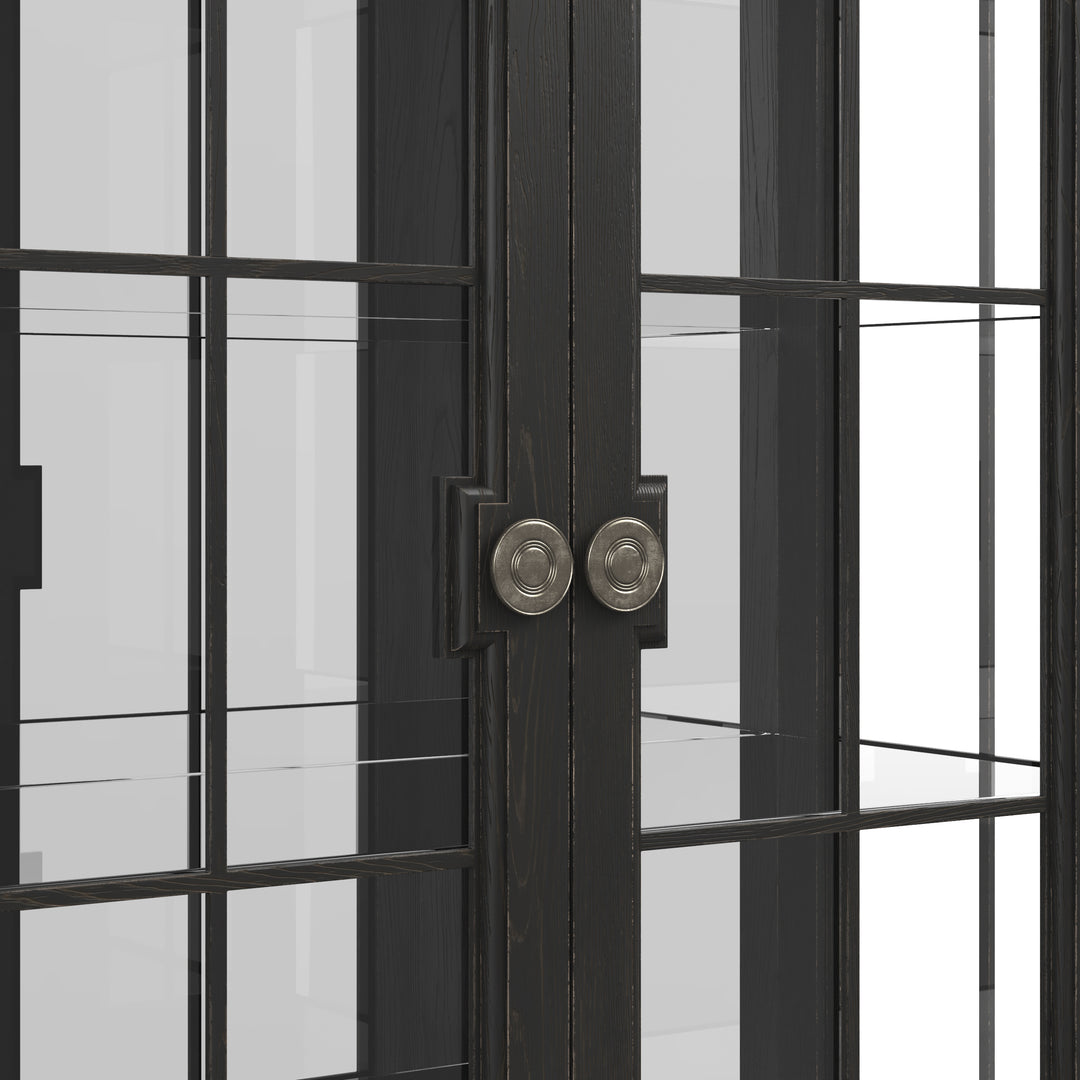 ATRIUM GLASS 2DR CABINET
