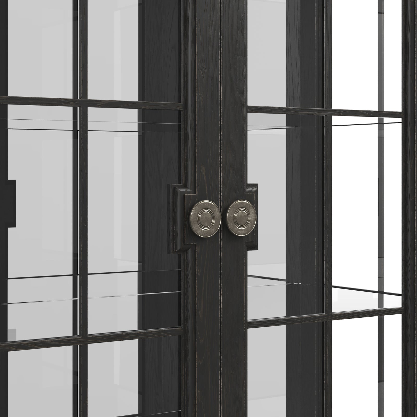 ATRIUM GLASS 2DR CABINET