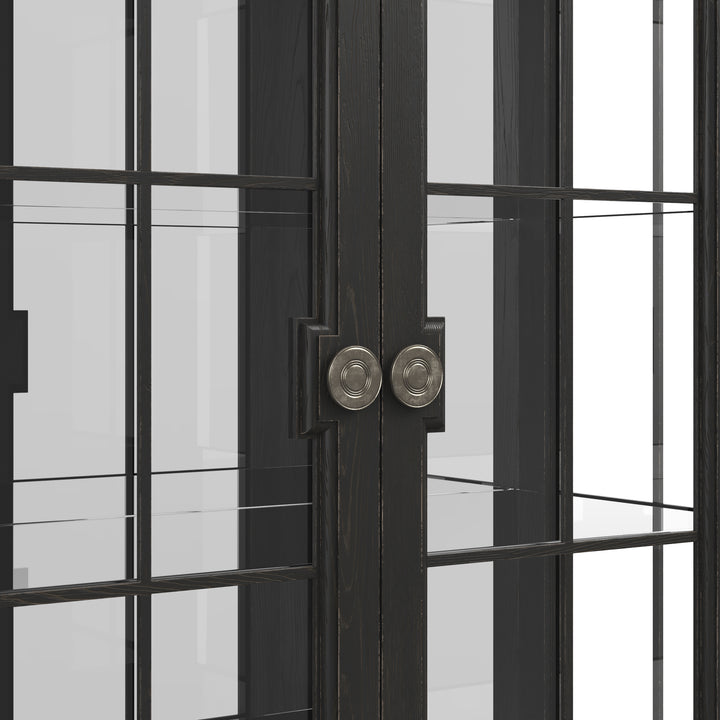ATRIUM GLASS 2DR CABINET