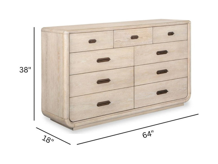 Sunset Cove Sanibel Brown Drawer Dresser - B5783-21