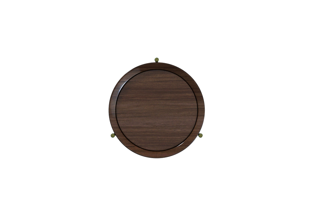 Wren Dark Brown Tray End Table - T6413-19