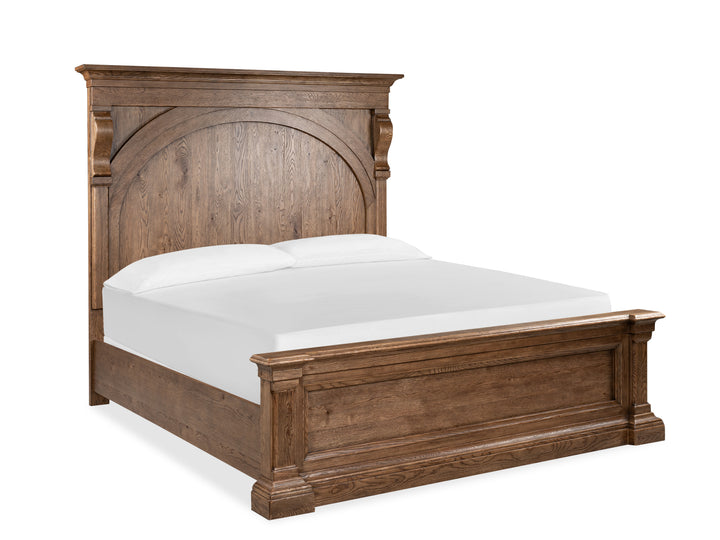Gallant Grove Brown Queen Panel Bed - BP444-170QN