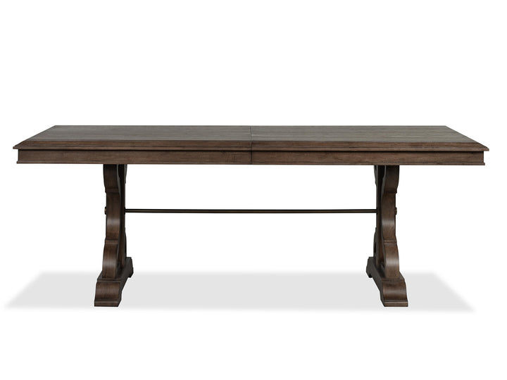 Jubilee Brown Extendable Trestle Dining Table - D6524-21