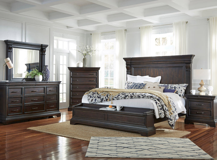 Caldwell Smoked Molasses 6 Drawer Chest - P012124