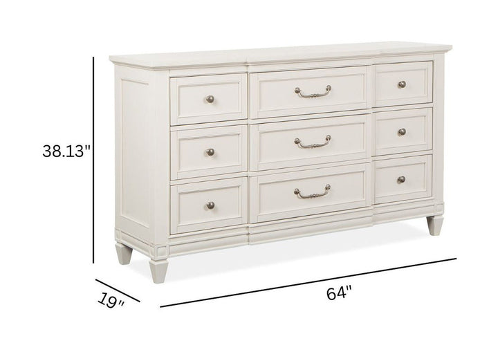 Willowbrook Egg Shell White Drawer Dresser - B5324-20
