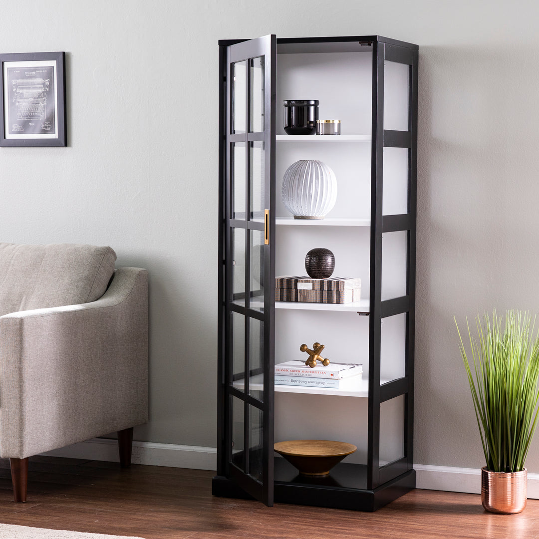 American Home Furniture | SEI Furniture - Burland Tall Curio Cabinet