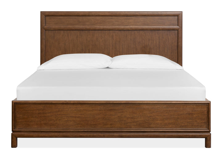 Ridgefield Russet Queen Panel Bed - B6436-54