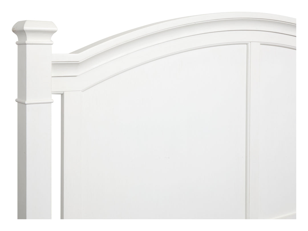 Kingston Whisper White And Cerused Nutmeg California King Panel Storage Bed - B6407-74A