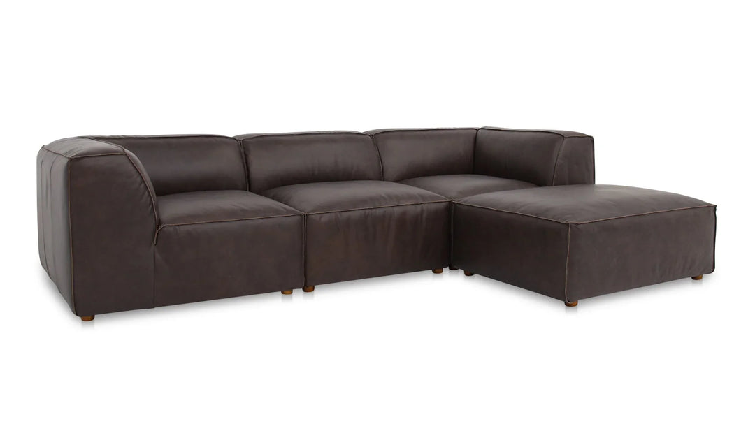 Form Lounge Modular Sectional Espresso Brown - AmericanHomeFurniture