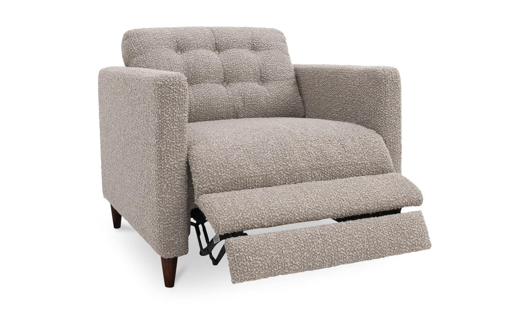 Bridgers Power Recliner Chair Warm Grey - AmericanHomeFurniture