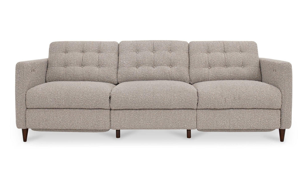 Bridgers Power Recliner Sofa Warm Grey - AmericanHomeFurniture