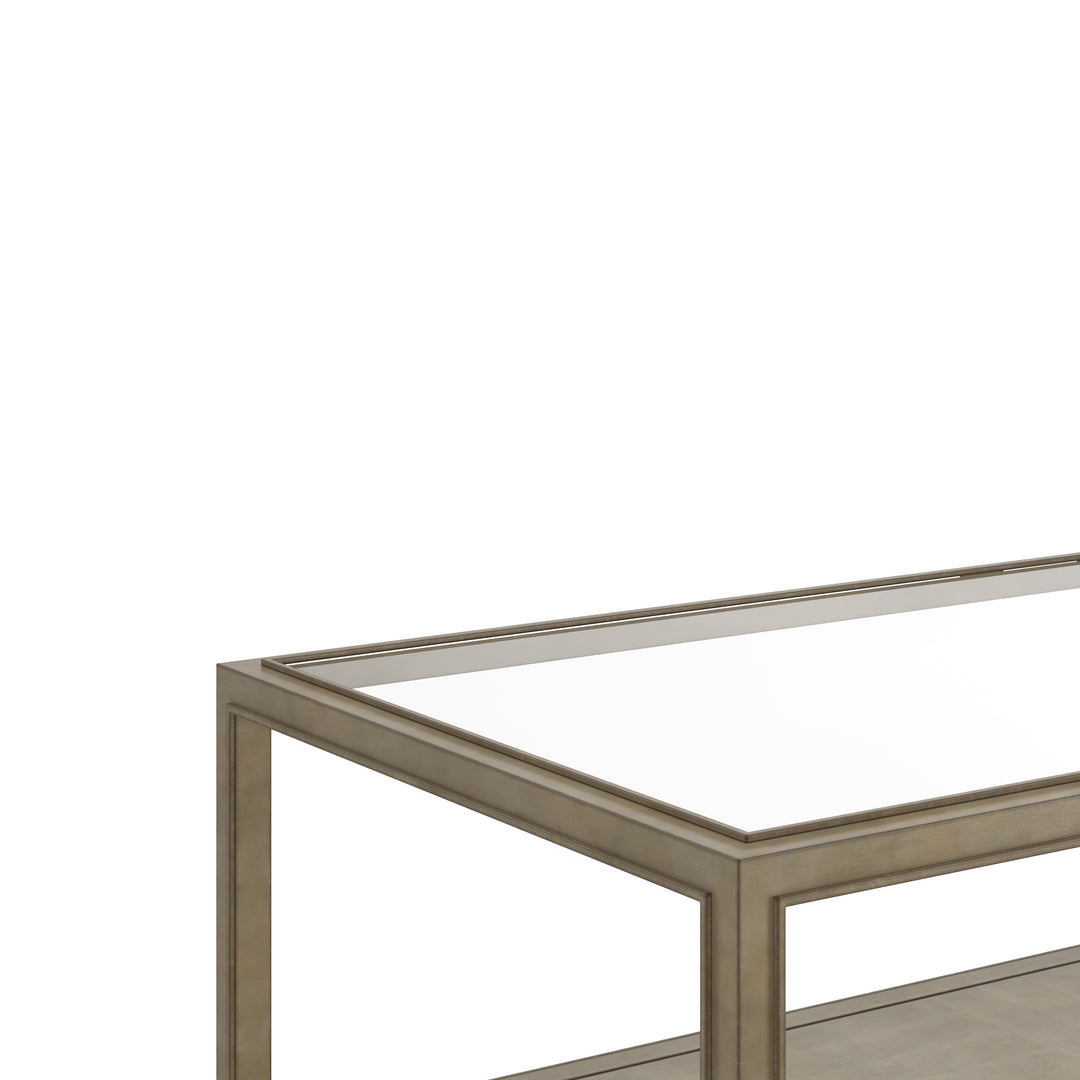 Glaze Rec Cktl Table-Quartz